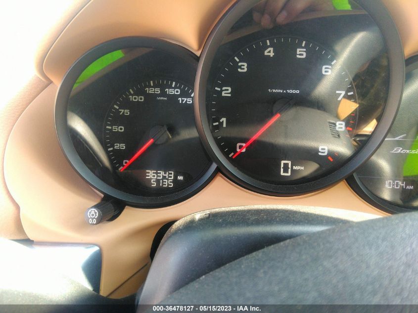 2013 PORSCHE BOXSTER WP0CA2A87DS113075