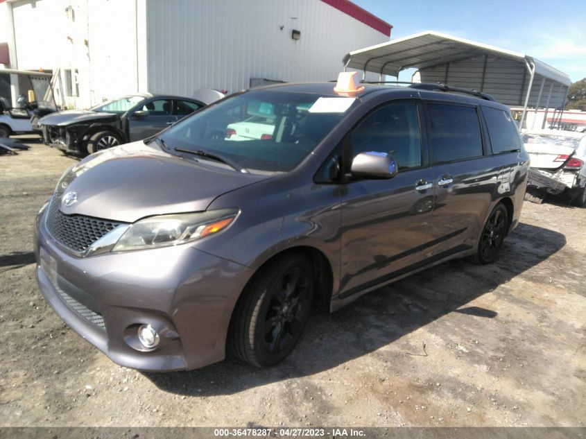 2016 TOYOTA SIENNA SE - 5TDXK3DC7GS743471