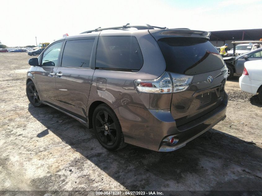 2016 TOYOTA SIENNA SE - 5TDXK3DC7GS743471