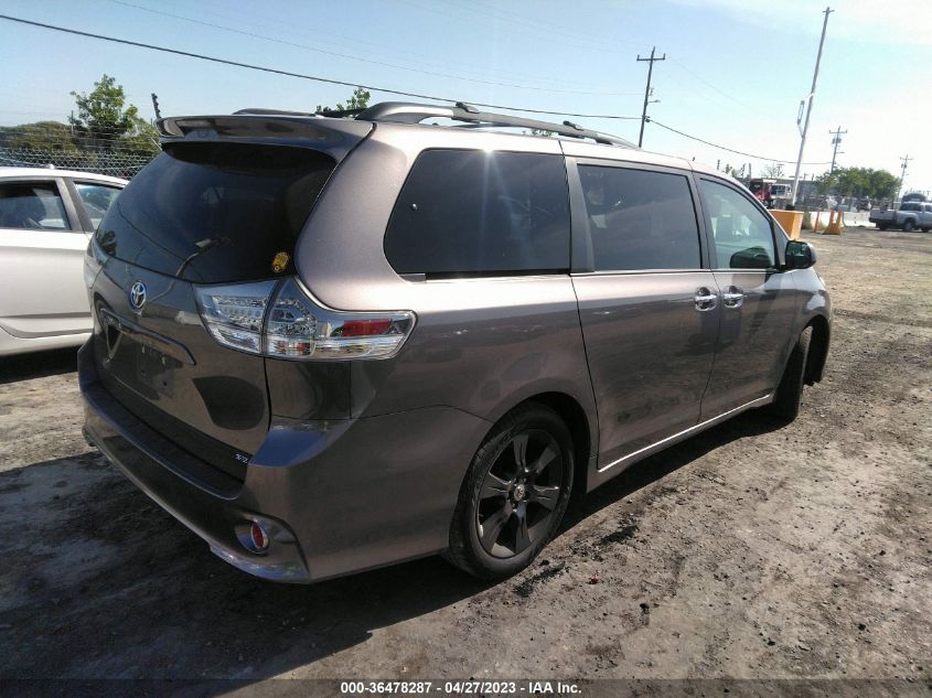 2016 TOYOTA SIENNA SE - 5TDXK3DC7GS743471
