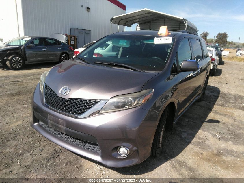 2016 TOYOTA SIENNA SE - 5TDXK3DC7GS743471