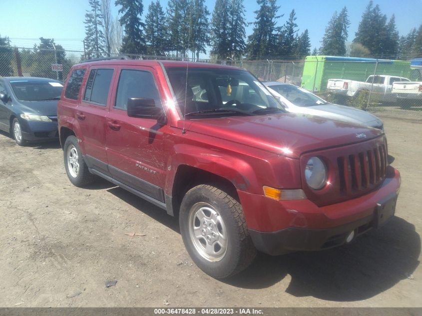 2016 JEEP PATRIOT SPORT - 1C4NJRBB8GD509584