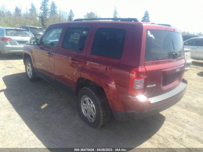 2016 JEEP PATRIOT SPORT - 1C4NJRBB8GD509584