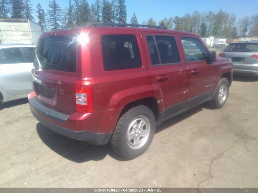 2016 JEEP PATRIOT SPORT - 1C4NJRBB8GD509584
