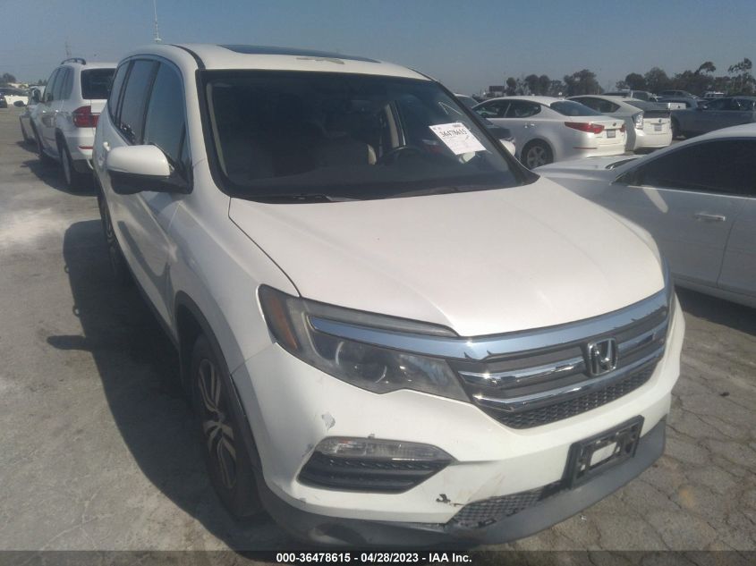 2016 HONDA PILOT EX-L - 5FNYF5H51GB027007