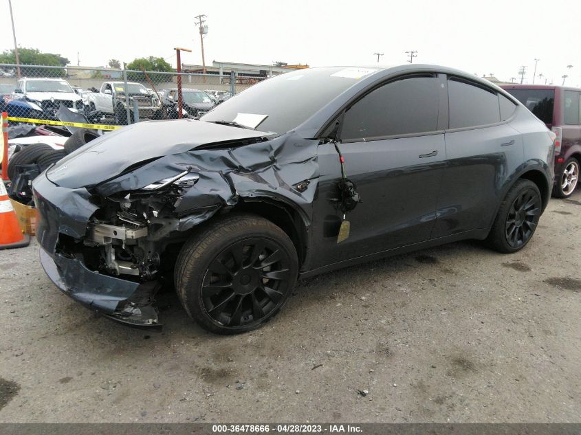 2023 TESLA MODEL Y LONG RANGE - 7SAYGDEE5PA045067