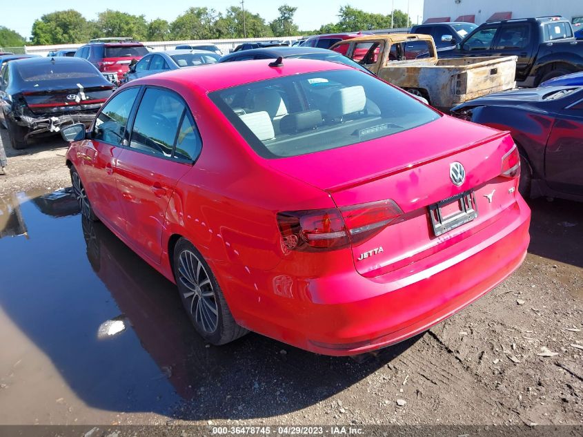 2016 VOLKSWAGEN JETTA SEDAN 1.8T SPORT - 3VWD17AJXGM331719