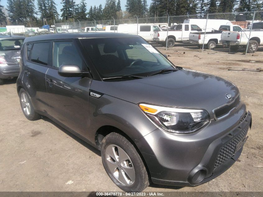 2016 KIA SOUL BASE - KNDJN2A24G7341923