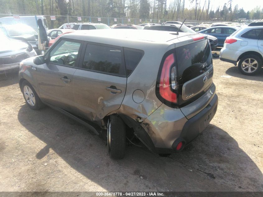2016 KIA SOUL BASE - KNDJN2A24G7341923