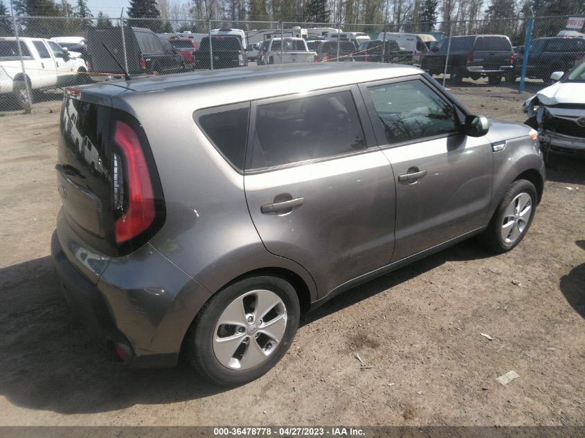 2016 KIA SOUL BASE - KNDJN2A24G7341923