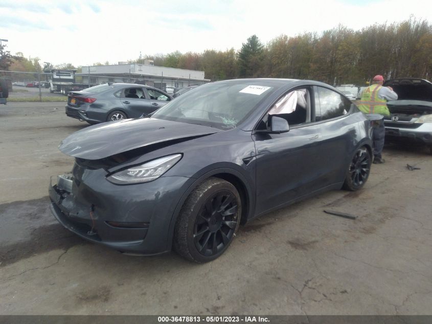 2021 TESLA MODEL Y LONG RANGE - 5YJYGDEE6MF067719