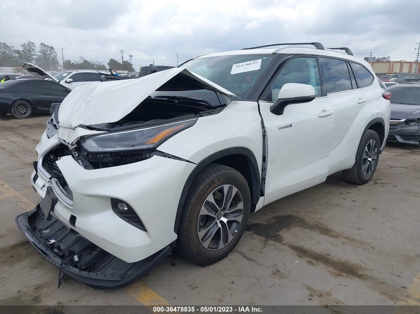 VIN 5TDHARAH9MS508169 2021 TOYOTA HIGHLANDER HYBRID XLE