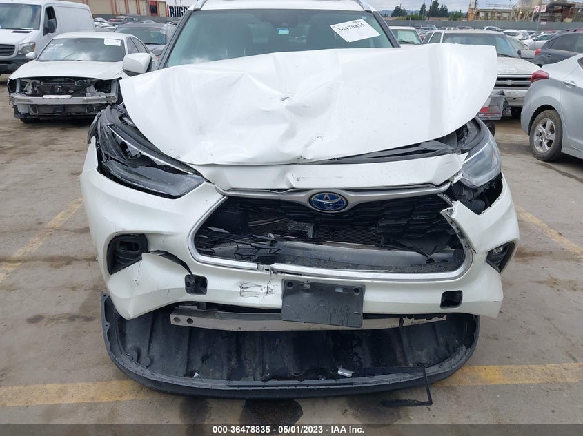VIN 5TDHARAH9MS508169 2021 TOYOTA HIGHLANDER HYBRID XLE