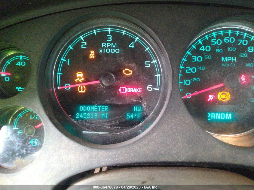 2013 CHEVROLET SILVERADO 1500 LTZ - 3GCUKTE25DG194131