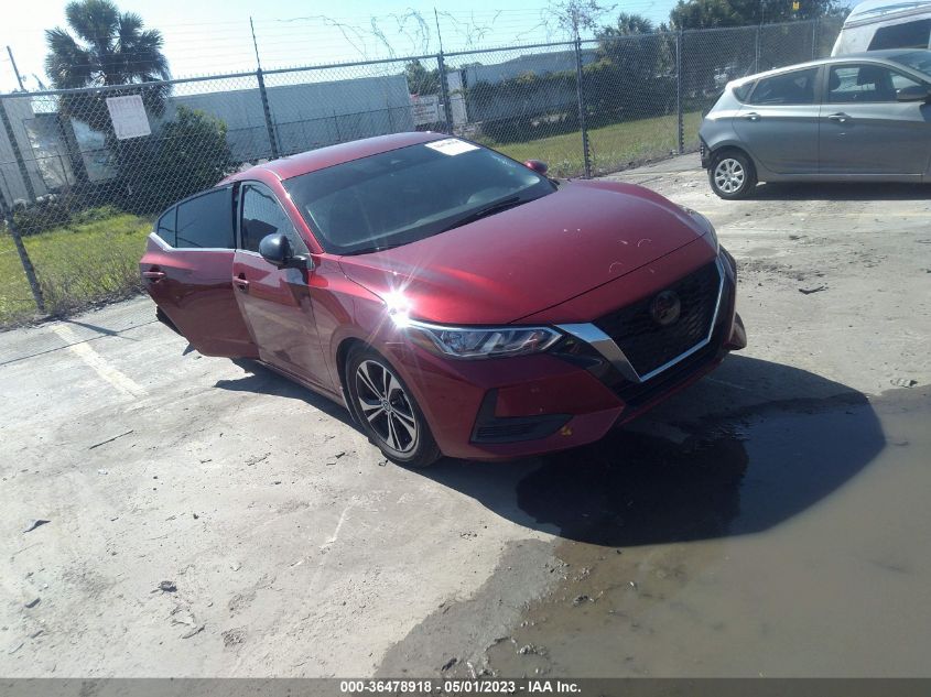 2022 NISSAN SENTRA SV - 3N1AB8CV4NY255299