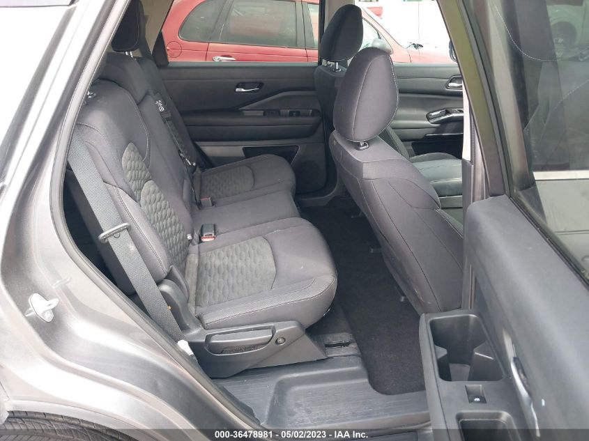 2022 NISSAN PATHFINDER S - 5N1DR3AC9NC215542