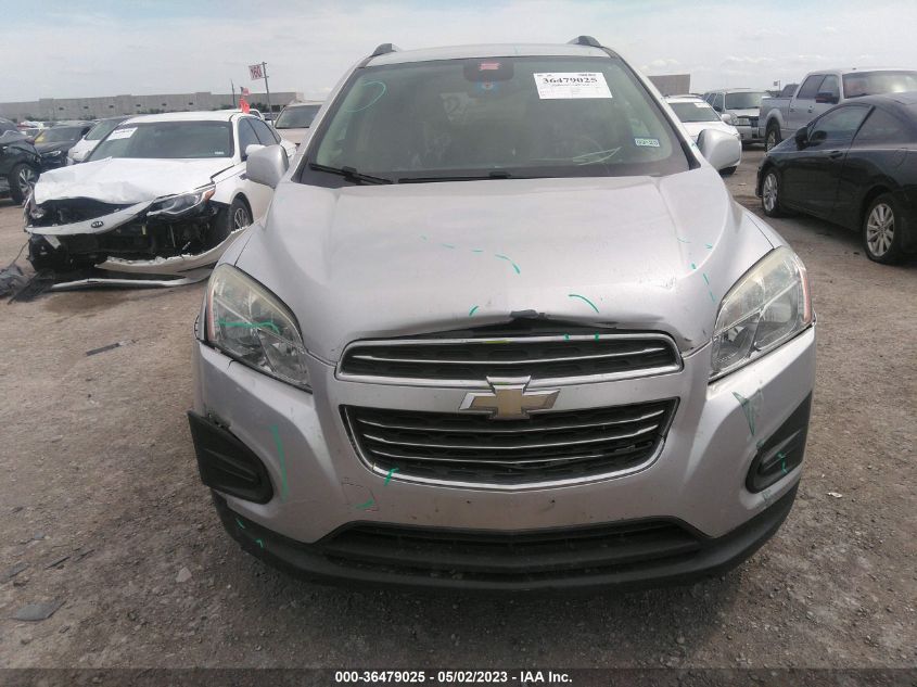 2016 CHEVROLET TRAX LT - 3GNCJLSB6GL264676