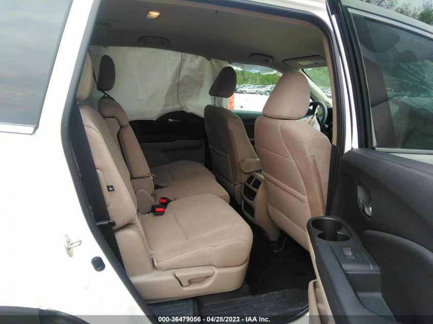 2016 HONDA PILOT EX - 5FNYF6H31GB111249