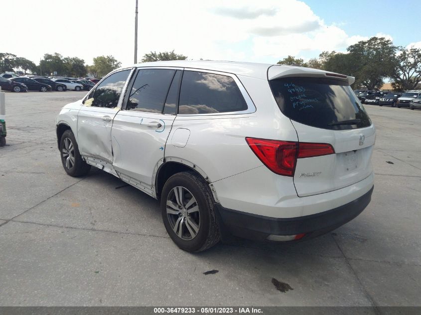 2016 HONDA PILOT EX-L - 5FNYF5H88GB049709