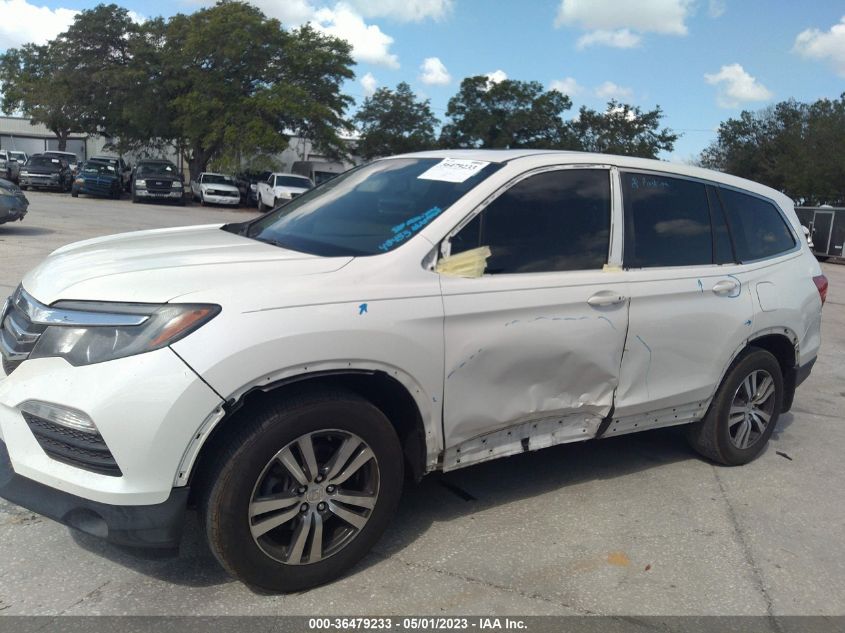 2016 HONDA PILOT EX-L - 5FNYF5H88GB049709