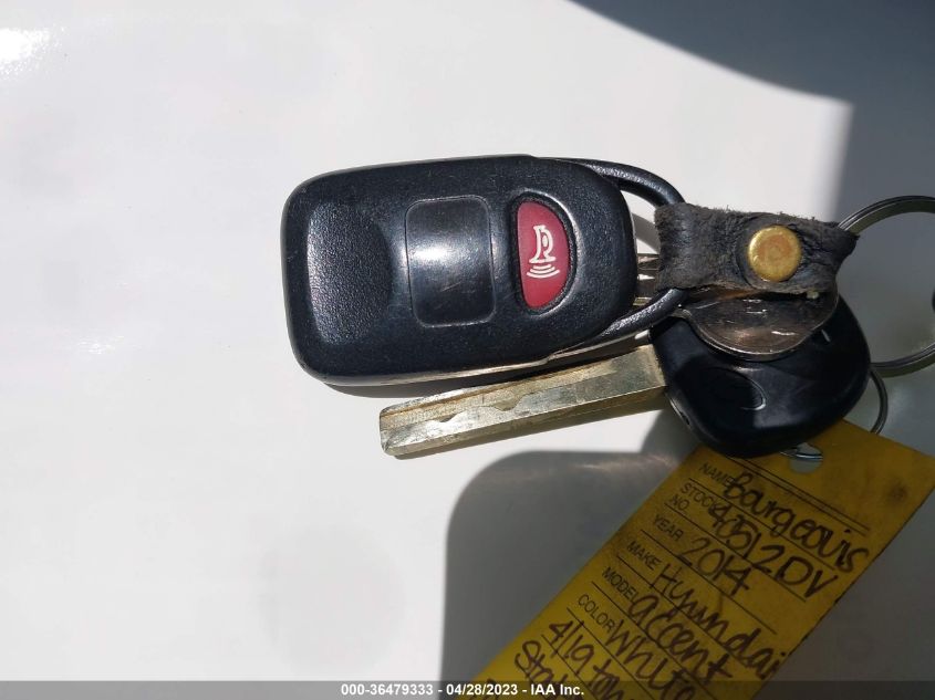 2014 HYUNDAI ACCENT GLS - KMHCT4AE6EU624967