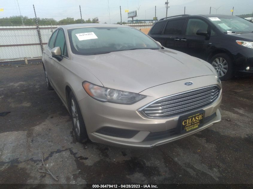 2017 FORD FUSION SE - 3FA6P0H75HR237267