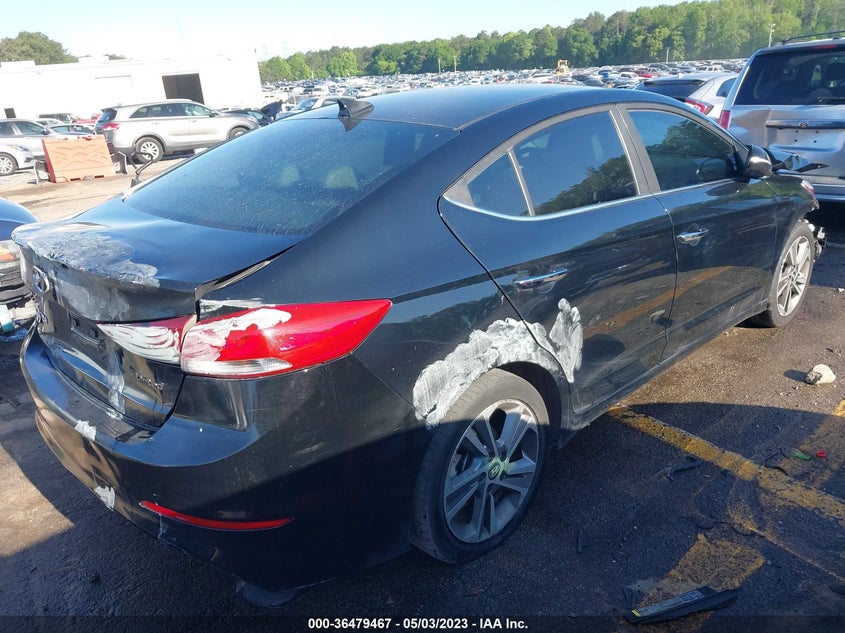 VIN KMHD84LF3HU119419 2017 HYUNDAI ELANTRA LIMITED