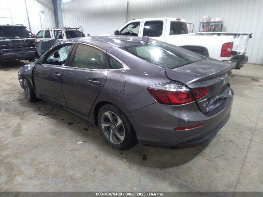 2019 HONDA INSIGHT EX 19XZE4F56KE010206