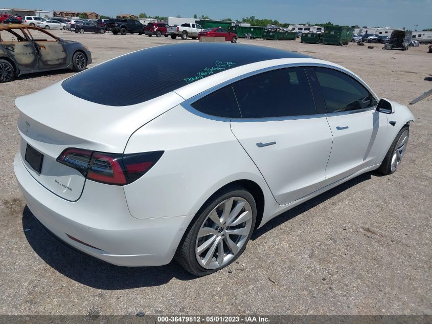 2019 TESLA MODEL 3 LONG RANGE/PERFORMANCE - 5YJ3E1EB2KF200039