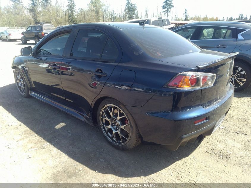 2014 MITSUBISHI LANCER EVOLUTION MR JA32W5FVXEU008211