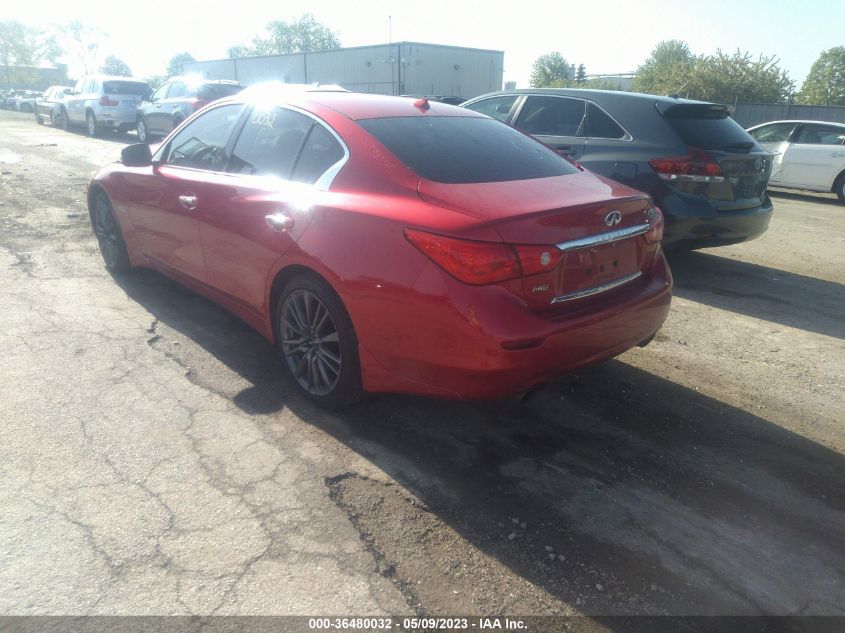 2017 INFINITI Q50 RED SPORT 400 - JN1FV7AR9HM870886