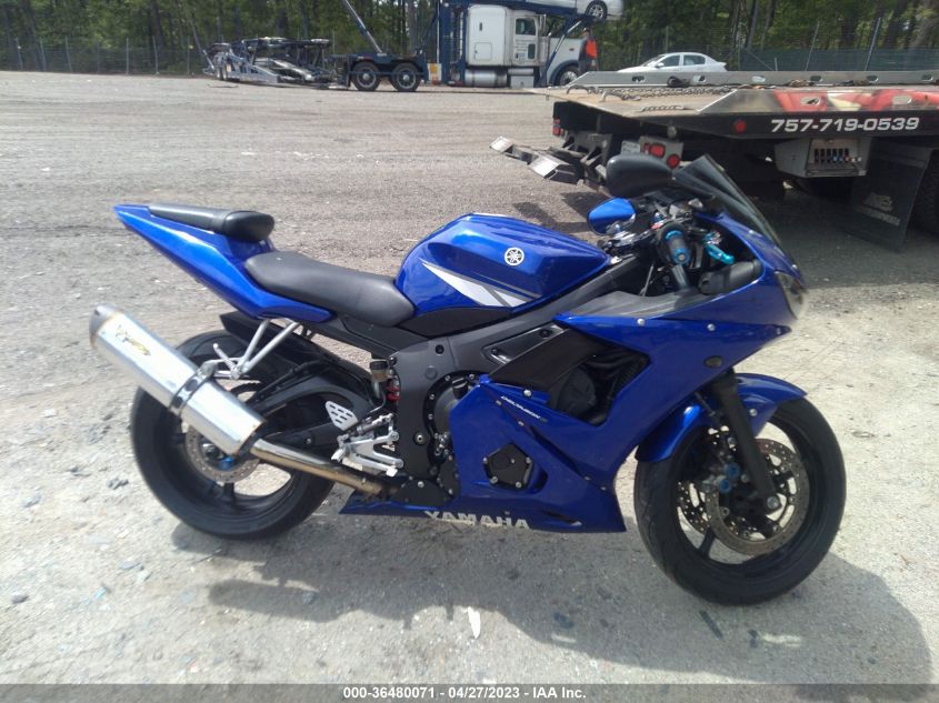 2004 YAMAHA YZFR6 L - JYARJ06E44A014017