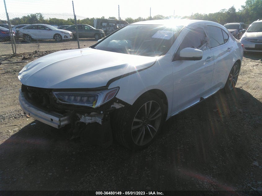 VIN 19UUB2F88KA007040 2019 ACURA TLX W/ADVANCE PKG