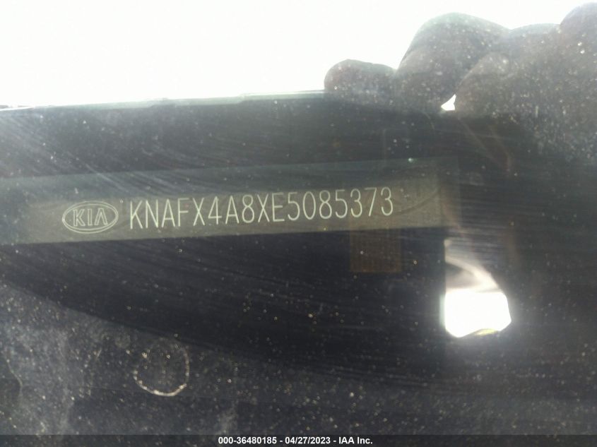 2014 KIA FORTE EX - KNAFX4A8XE5085373