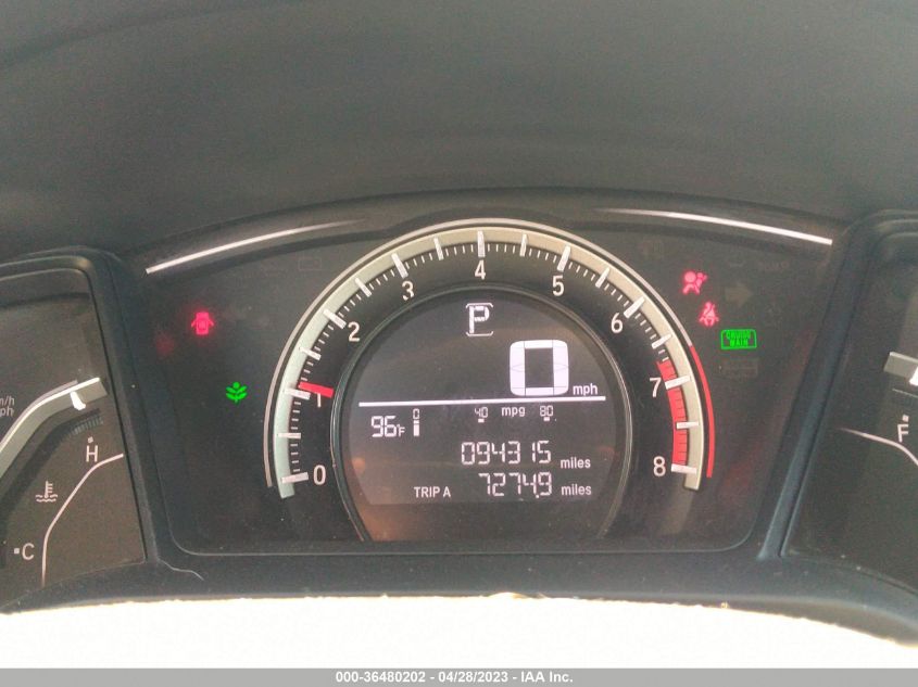 2016 HONDA CIVIC COUPE LX-P - 2HGFC4B00GH307438