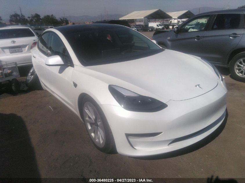 2021 TESLA MODEL 3 STANDARD RANGE PLUS - 5YJ3E1EA8MF028707