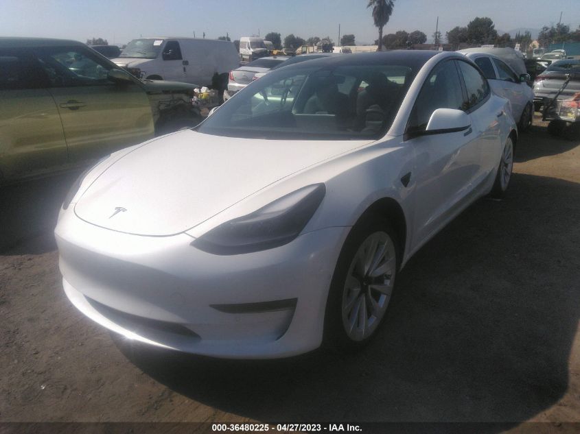 2021 TESLA MODEL 3 STANDARD RANGE PLUS - 5YJ3E1EA8MF028707