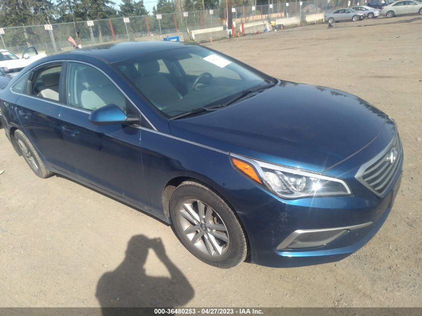 2017 HYUNDAI SONATA 2.4L - 5NPE24AF9HH535403