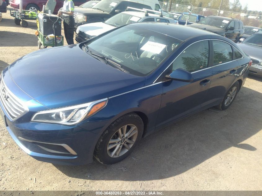 2017 HYUNDAI SONATA 2.4L - 5NPE24AF9HH535403