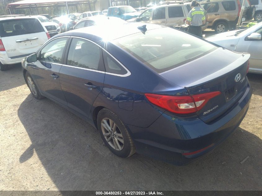 2017 HYUNDAI SONATA 2.4L - 5NPE24AF9HH535403