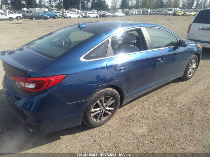 2017 HYUNDAI SONATA 2.4L - 5NPE24AF9HH535403