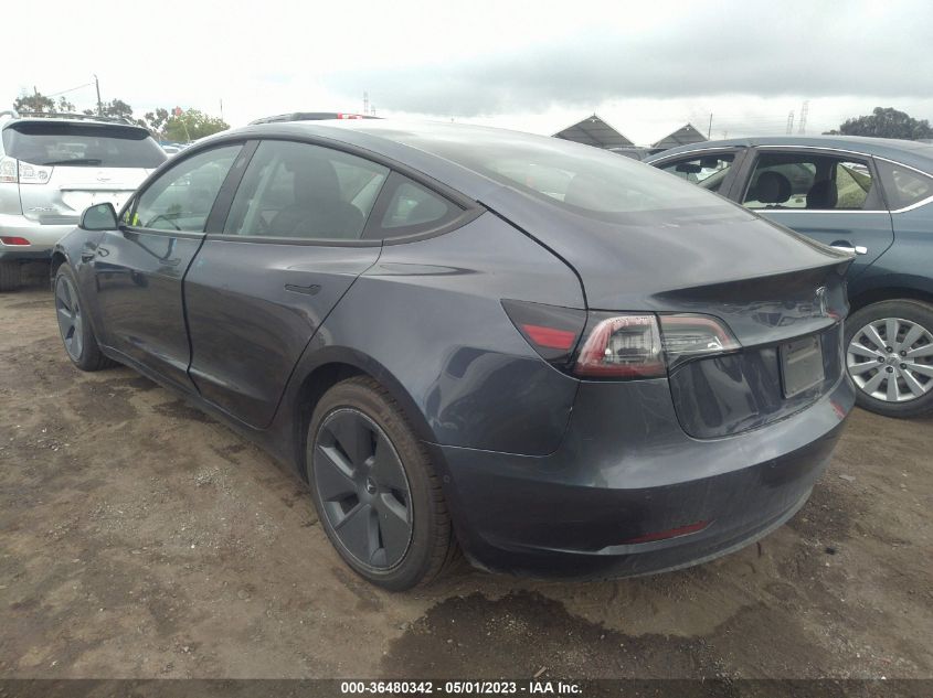 2021 TESLA MODEL 3 STANDARD RANGE PLUS - 5YJ3E1EA7MF028505