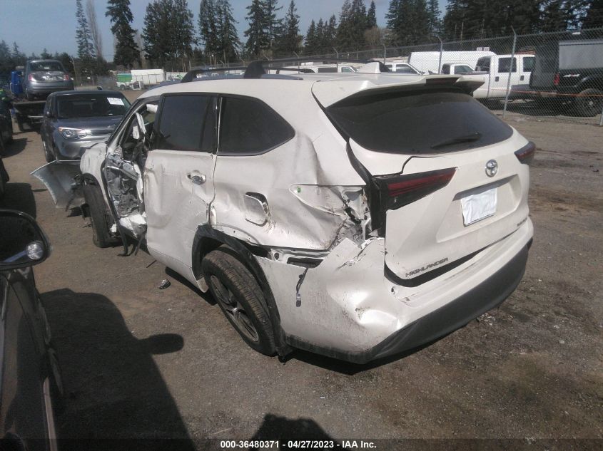 2021 TOYOTA HIGHLANDER XLE - 5TDGZRBH6MS137751