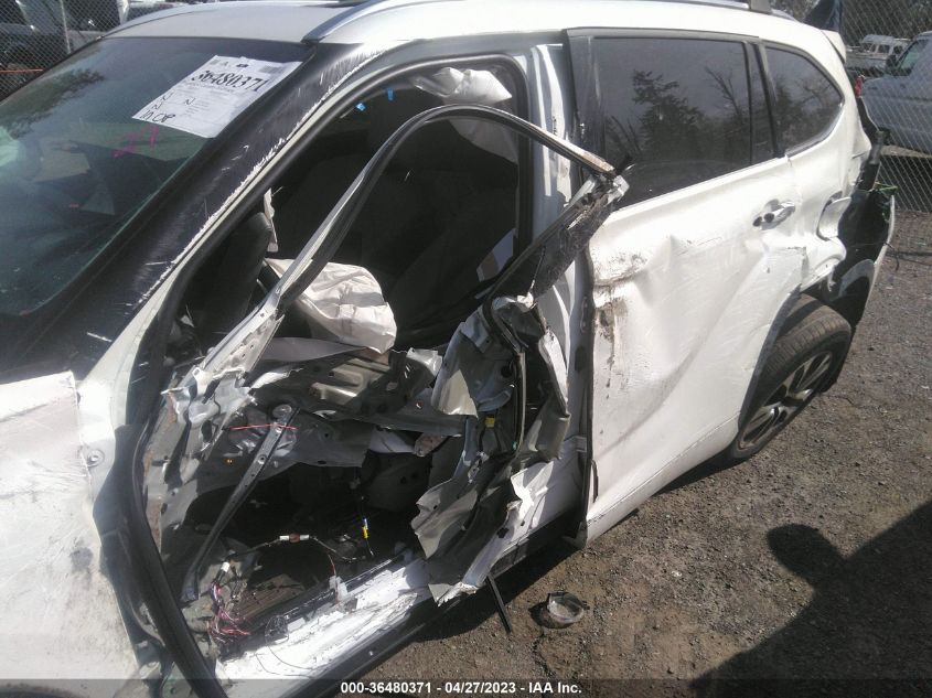 2021 TOYOTA HIGHLANDER XLE - 5TDGZRBH6MS137751