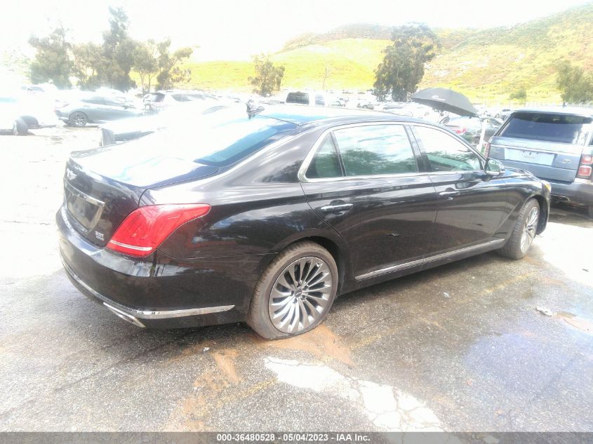 2018 GENESIS G90 3.3T PREMIUM KMHG34JAXJU038779