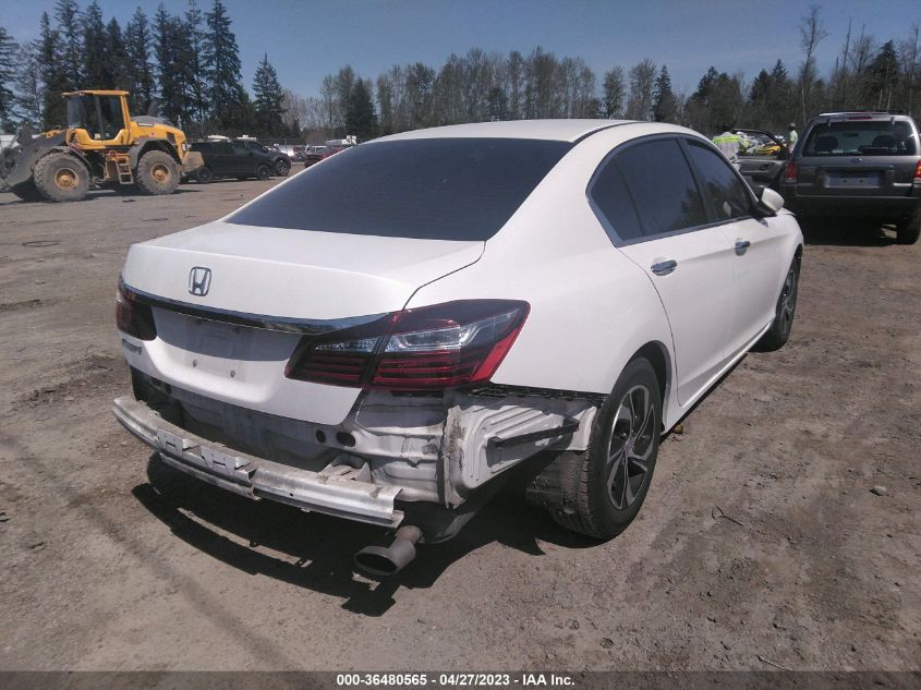 2017 HONDA ACCORD SEDAN LX - 1HGCR2F39HA214525
