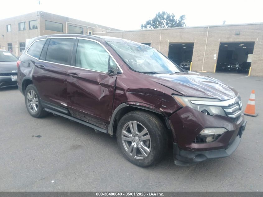 2016 HONDA PILOT EX - 5FNYF5H3XGB008843