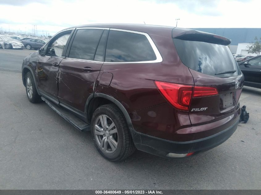 2016 HONDA PILOT EX - 5FNYF5H3XGB008843