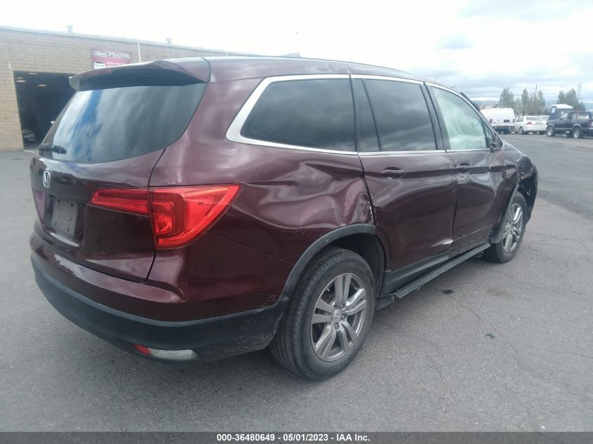 2016 HONDA PILOT EX - 5FNYF5H3XGB008843