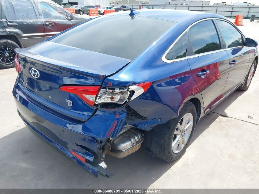 2017 HYUNDAI SONATA SE - 5NPE24AF0HH443726